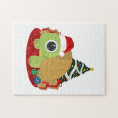 Puzzle Tortue de Noël (Horizontal)