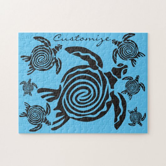 Puzzle Tortue de style tribal Thunder_Cove (Horizontal)