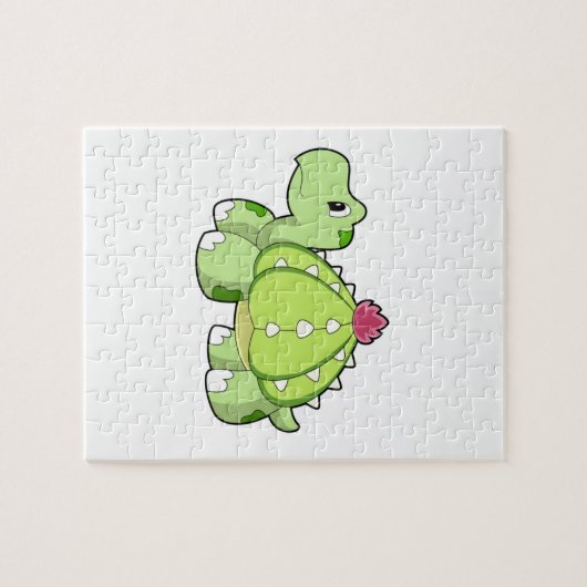 Puzzle Tortue en cactus (Horizontal)