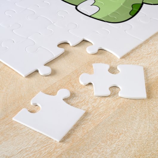 Puzzle Tortue en cactus (Côté)