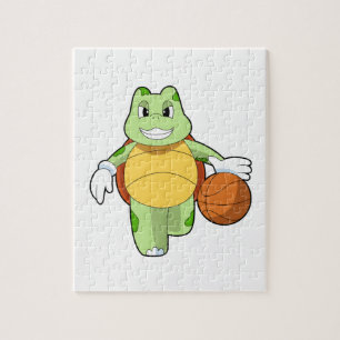 Puzzle Tortue en joueur de basketball avec Basketball.PNG