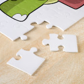 Puzzle Tortue en mason avec pierre (Côté)