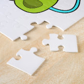 Puzzle Tortue en musique avec casque (Côté)