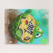 Puzzle Tortue et coccinelle Jouer aux échecs Jigsaw Puzzl (Horizontal)