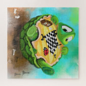 Puzzle Tortue et coccinelle Jouer aux échecs Jigsaw Puzzl (Horizontal)
