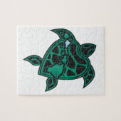 Puzzle Tortue hawaïenne et îles Hawaii (Horizontal)