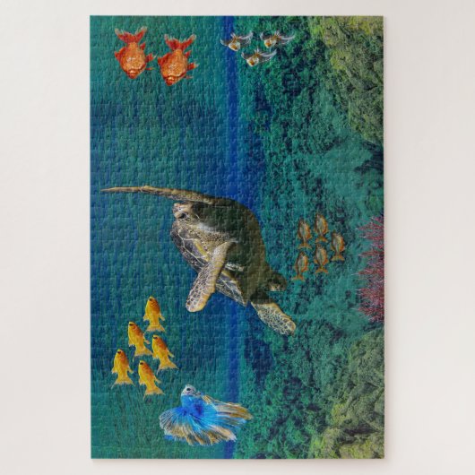 Puzzle Tortue marine (Vertical)