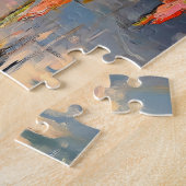 Puzzle Tortue mignonne sur un rondelle Everglades peintur (Côté)