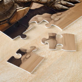 Puzzle Tortue noire africaine (Côté)