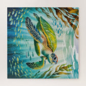 Puzzle Tortue peinte (Horizontal)