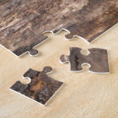 Puzzle Tortue peinte sur un bûcher (Côté)