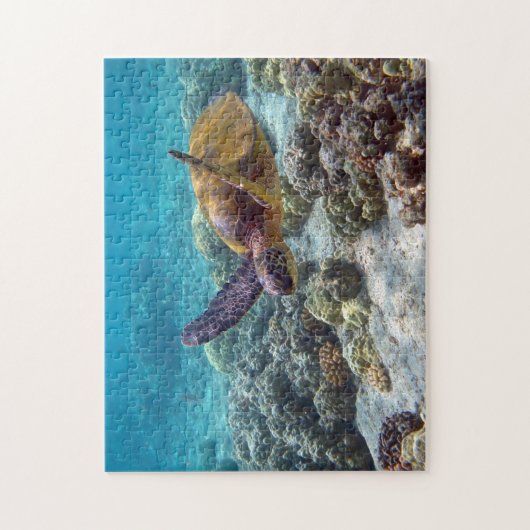 Puzzle Tortue verte (Vertical)