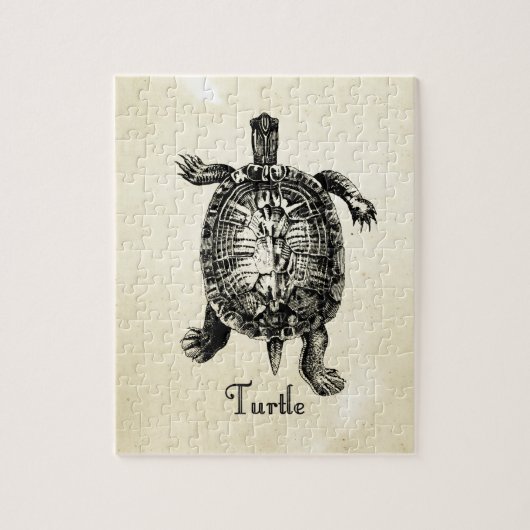 Puzzle TORTUE vintage (Vertical)