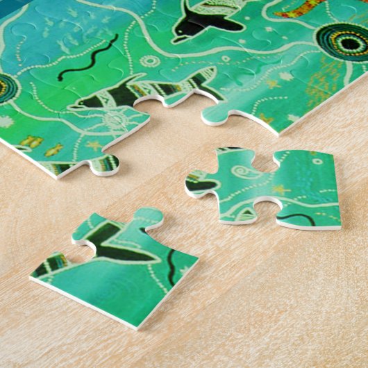 Puzzle Tortues & Dauphins (Côté)
