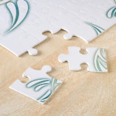 Puzzle Tortues de mer Motif blanc vert (Côté)