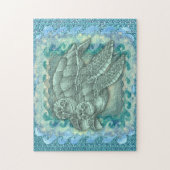 Puzzle Tortues de mer paisibles (Vertical)