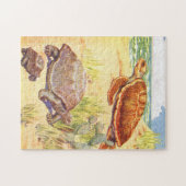 Puzzle Tortues vintages d'illustration de livre d'enfants (Horizontal)