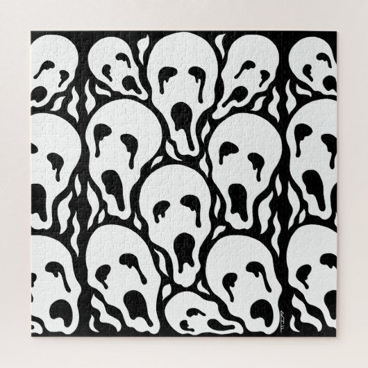 Puzzle Tortured Souls Weird Horror Artwork (Vertical)