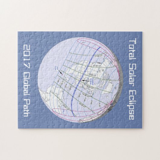 Puzzle Total Solaire Eclipse 2017 Global Path (Horizontal)