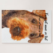 Puzzle Totalement adorable, Airedale Terrier Chien (Horizontal)