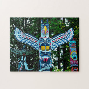 Puzzle Totem Pole Vancouver.