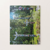 Puzzle Totems dans le parc Stanley, Vancouver Canada (Vertical)