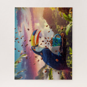 PUZZLE TOUCAN DE LA FORÊT TROPICALE