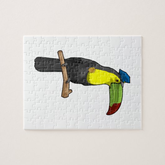 Puzzle Toucan en tant que policier (Horizontal)
