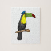 Puzzle Toucan en tant que policier (Vertical)