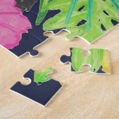 Puzzle Toucan Tropical et Feuilles Forêt Tropicale (Côté)