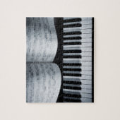 Puzzle Touches de piano et livre de musique (Vertical)