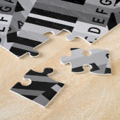 Puzzle Touches de piano noir et blanc (Côté)