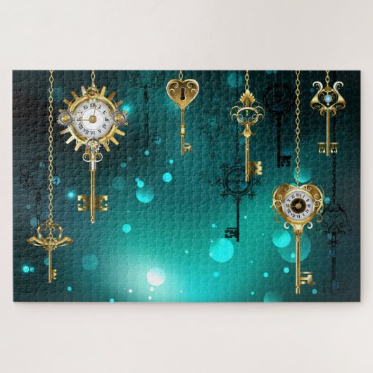 Puzzle Touches de squelette antique sur Arrière - plan ve (Horizontal)