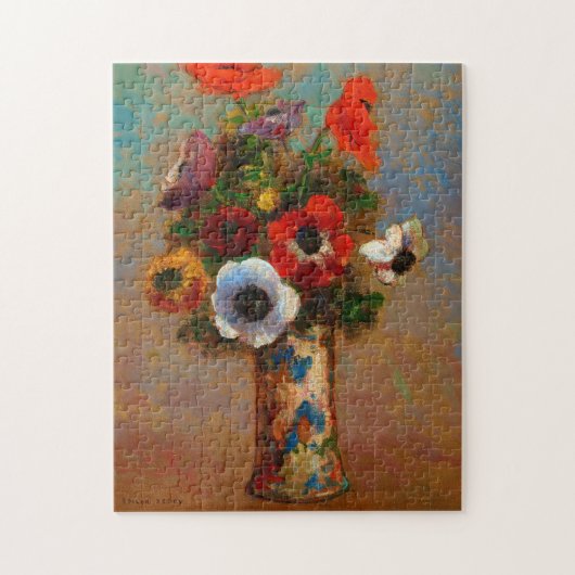Puzzle Toujours la vie avec les anémones par Odilon Redon (Vertical)