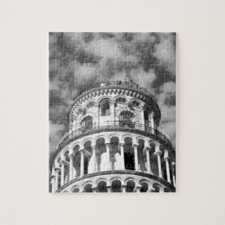 Puzzle Tour blanche noire de Pise Italie