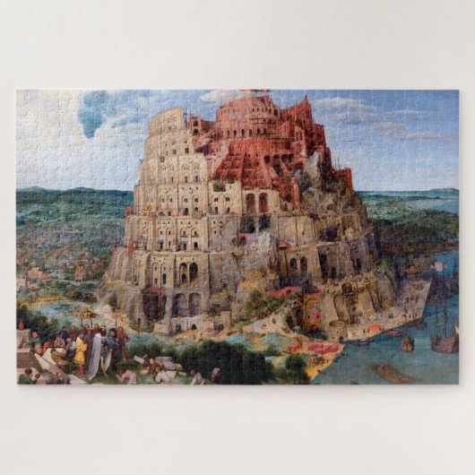 Puzzle Tour de Babel, Pieter Bruegel l'Ancien (Horizontal)