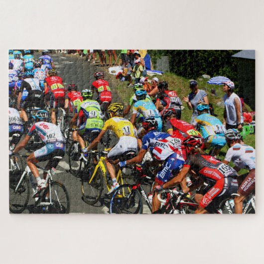 Puzzle Tour de France Jaune Jersey 2010 (Horizontal)