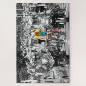 Puzzle Tour de France Jaune Jersey Peloton Course cyclist (Vertical)