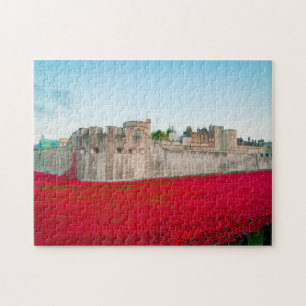 Puzzle Tour de Londres Pavots de Novembre