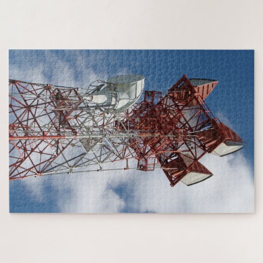 Puzzle Tour de télécommunications micro-ondes (Horizontal)