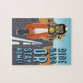 Puzzle Tour dur ou maison de séjour - chats sur un (Horizontal)