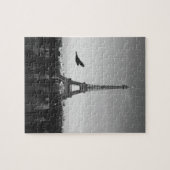 Puzzle Tour Eiffel en noir et blanc (Horizontal)