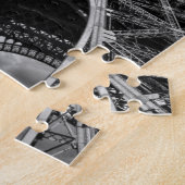 Puzzle Tour Eiffel Noir Blanc Paris Europe Voyage (Côté)