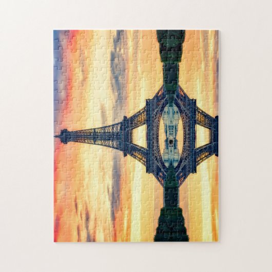 Puzzle Tour Eiffel Paris. (Vertical)