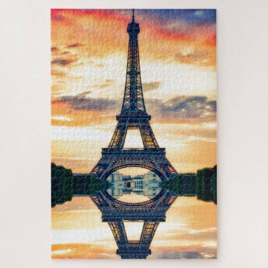 Puzzle Tour Eiffel Paris Europe Voyage Photo (Vertical)