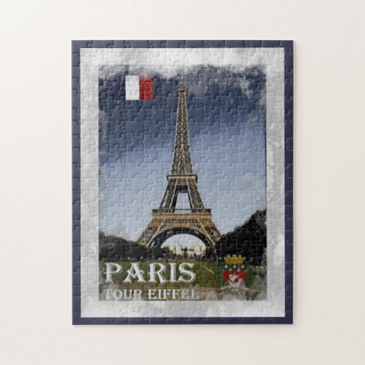 Puzzle Tour Eiffel - Paris - France - (Vertical)