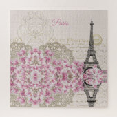 Puzzle Tour Eiffel, Paris Magnolia Rose (Vertical)