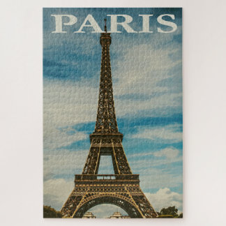 Puzzle Tour Eiffel vintage Paris Europe