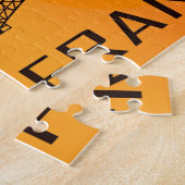 Puzzle Tour Eiffel vintage Paris Europe Travel (Côté)