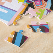 Puzzle Tour penchée de Pise Italie Pop Art coloré (Côté)